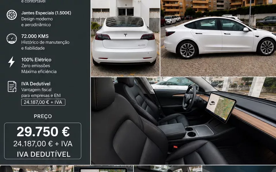 Tesla Model 3 Long Range Tração Integral