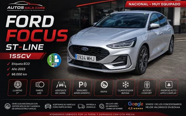 FORD Focus Ford 1.0 Ecoboost MHEV 114kW ST-Line X