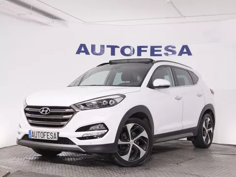Hyundai Tucson 1.7 CRDI 141CV TECNO AUTO 5P # TECHO ELEC PANORAMICO,NAVY,CUERO,