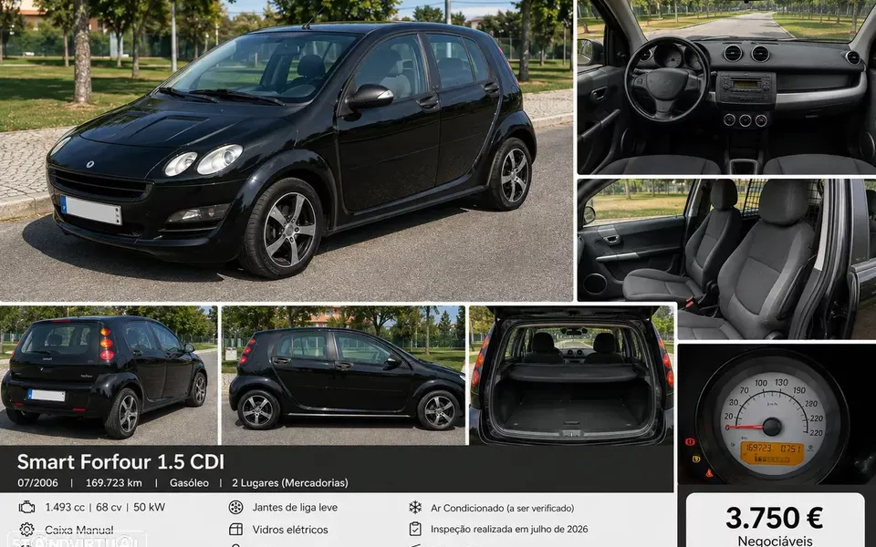 Smart ForFour Pure cdi 68