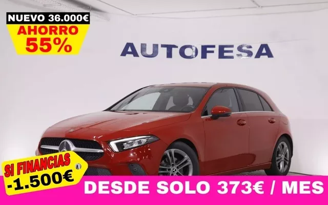 MERCEDES-BENZ Clase A CLASE A CLASE A180D AUTO 109CV 5P # NAVY,PARKTRONIC,FAROS LED,CAMARA TRASERA