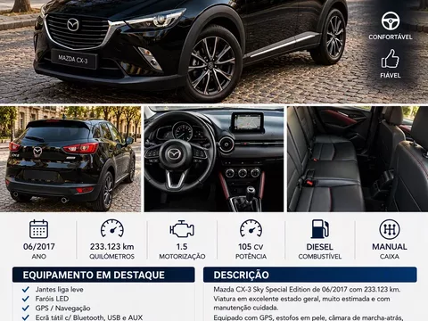 Mazda CX-3 1.5 Sky.Special Edition Navi