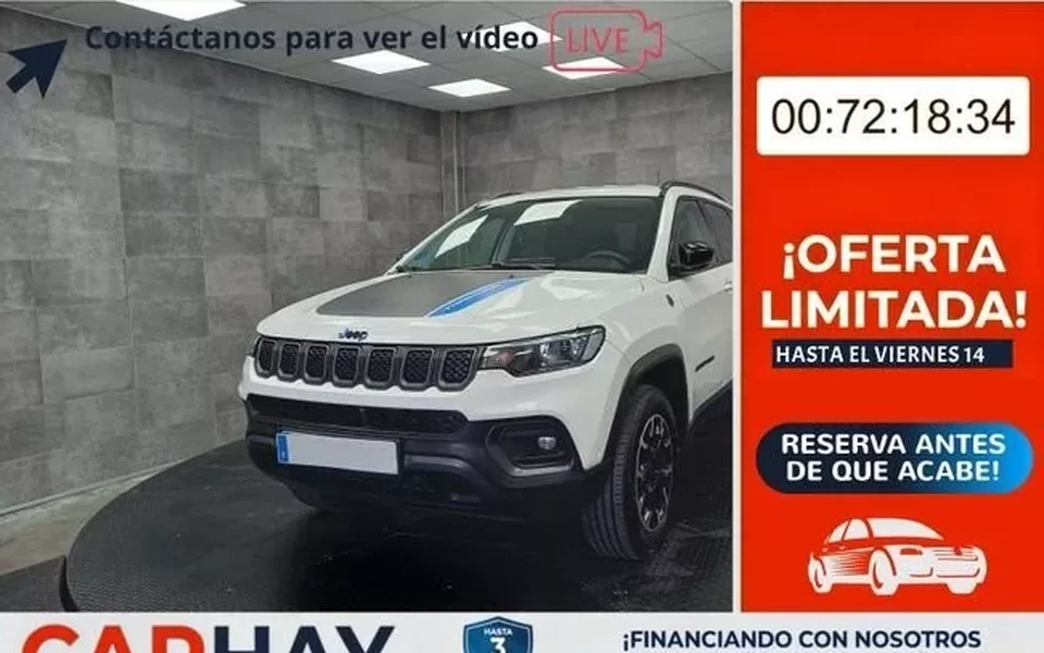 Vendido: JEEP Compass Compass 1.3 PHEV Trailhawk EAWD Aut. 240 - 14490€ en AlcorcÓn