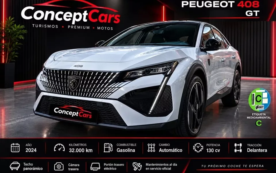 PEUGEOT 408 408 PureTech 130 GT EAT8 - 25990€ en Monforte de lemos