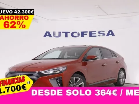 HYUNDAI Ioniq 1.6 HEV GDI DT STYLE AUTO 141CV 5P # IVA DEDUCIBLE, CUERO, TECHO ELECTRICO, NAVY