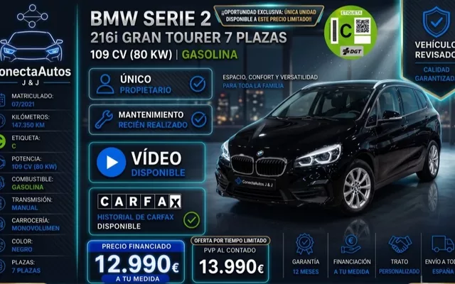 BMW Serie 2 218iA Gran Tourer