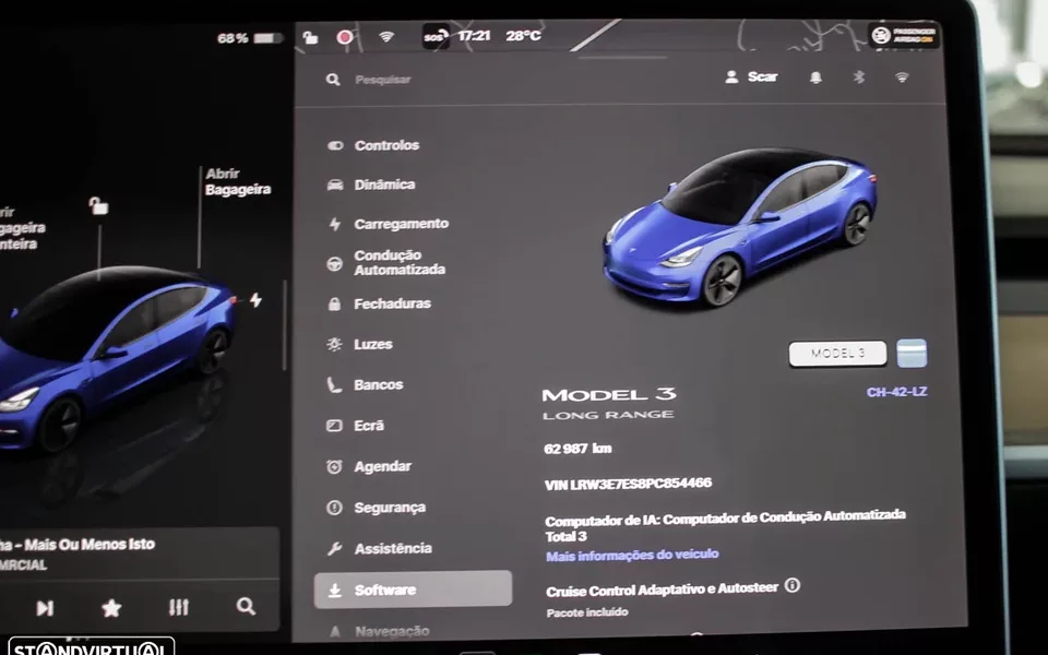 Tesla Model 3 Long Range Tração Traseira