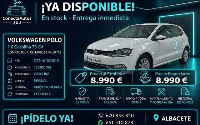 VOLKSWAGEN Polo Polo 1.0 BMT Edition 55kW