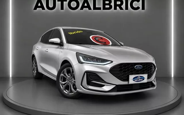 FORD Focus 1.0 ECOBOOST 125 CV HYBRID ST-LINE usato Elettrica/Benzina Argento metallizzato