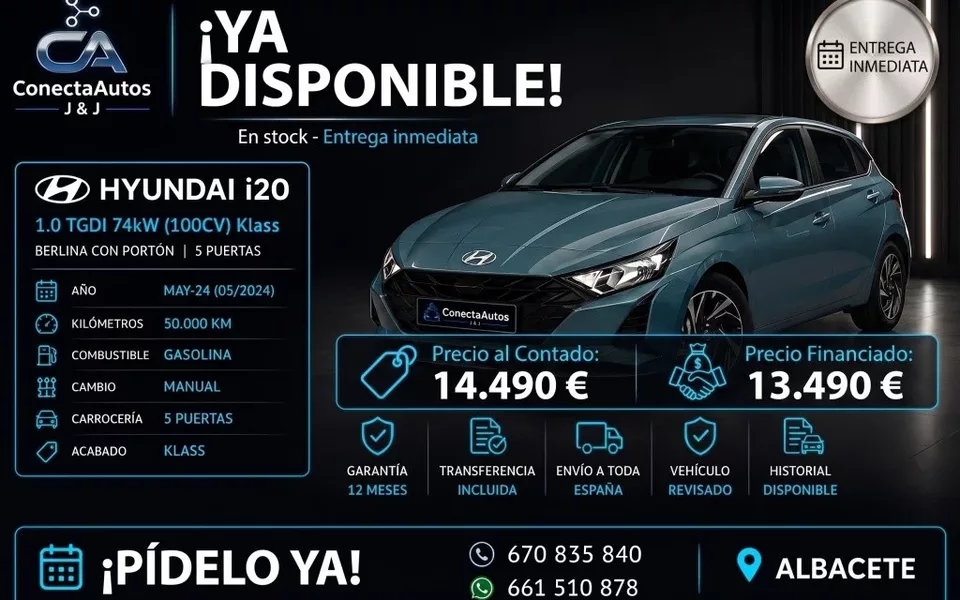 HYUNDAI i20 i20 1.0 TGDI Klass 100