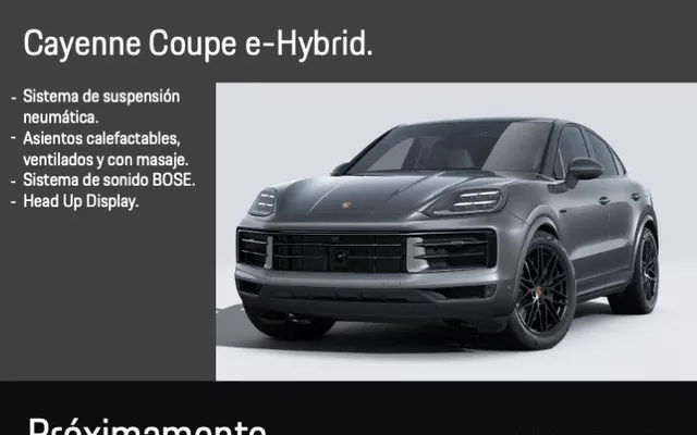 PORSCHE Cayenne Cayenne Coupé E-Hybrid Aut.