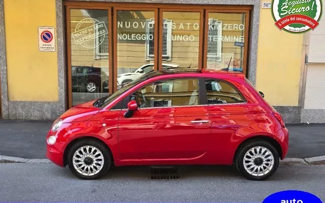 FIAT 500 1.0 Hybrid Dolcevita usato Elettrica/Benzina Rosso