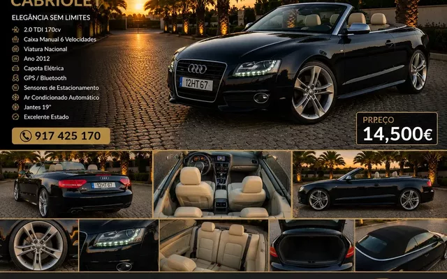 Audi A5 Cabrio 2.0 TDi