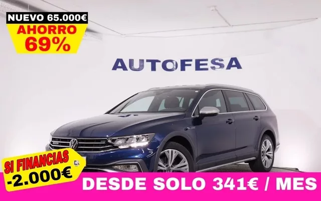 VOLKSWAGEN Passat Alltrack ALL TRACK 2.0 TDI 4MOTION DSG 200CV 5P # IVA DEDUCIBLE,NAVY,CAMARA TRASERA,PARKTRONIC