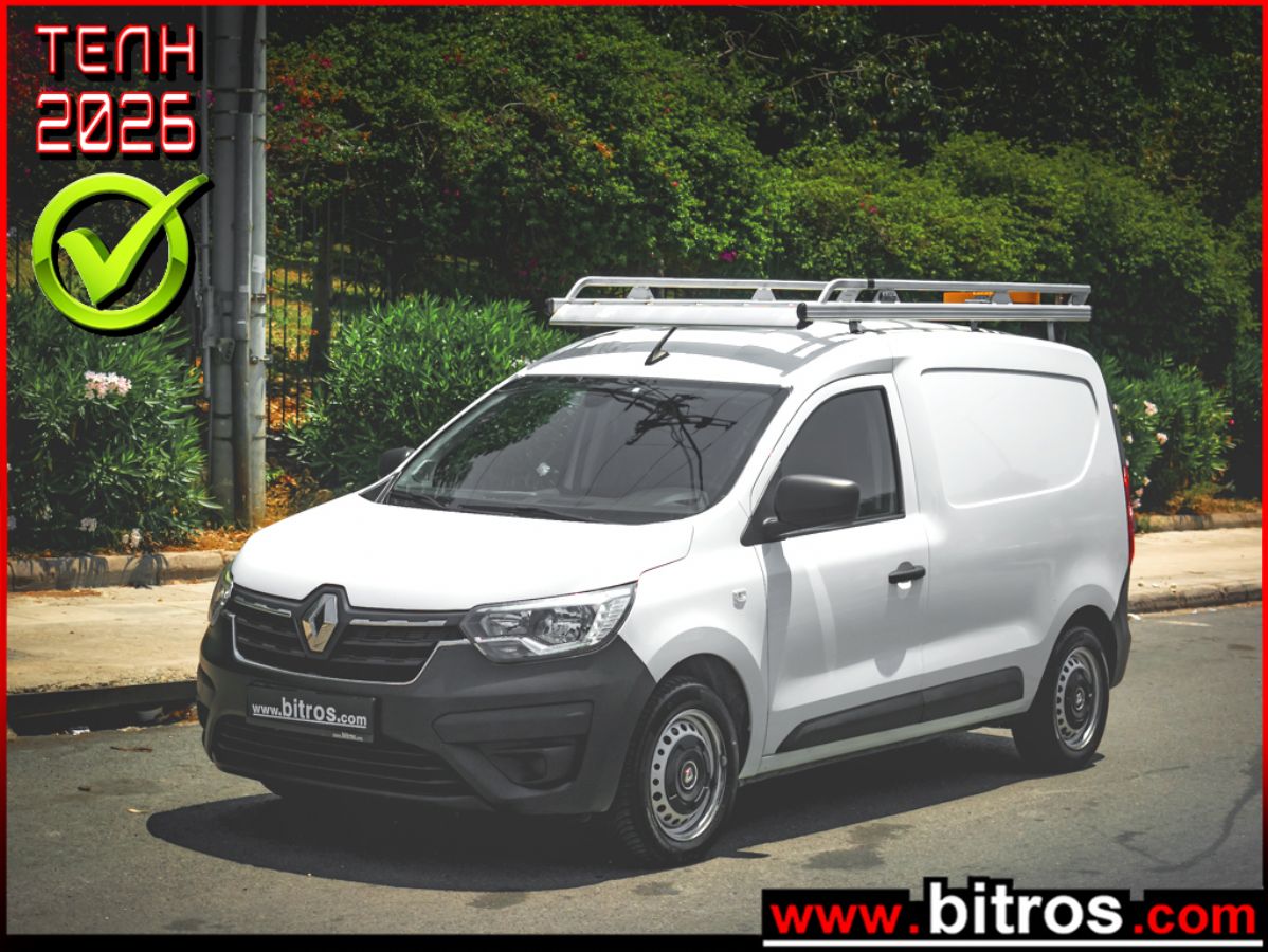 RENAULT KANGOO ΜΕ ΡΑΦΙΑ VAN 1.5 BLUE DIESEL NEW F/L III 95HP+ΟΘΟΝΗ-NAVI 14.300 €