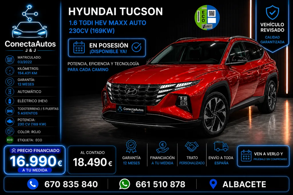 HYUNDAI Tucson HYUNDAI Tucson Todoterreno Automático de 5 Puertas