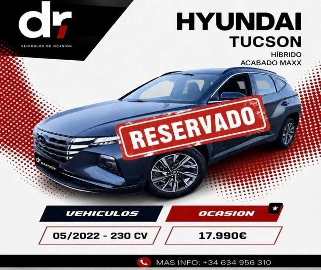 HYUNDAI Tucson Maxx Híbrido 1.6 T-GDI HEV 169 kW