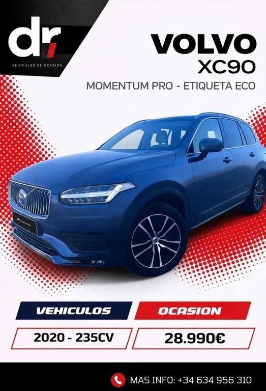 VOLVO XC90 B5 Diesel AWD Momentum 7 asientos