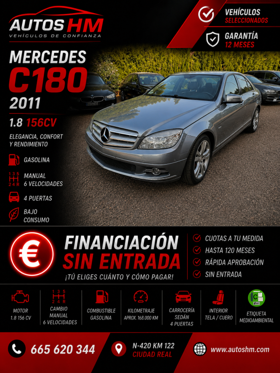 MERCEDES-BENZ Clase C C 180CDI BE Avantgarde