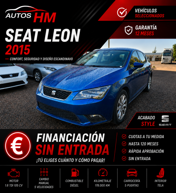 SEAT León León 1.6TDI CR Style Copa