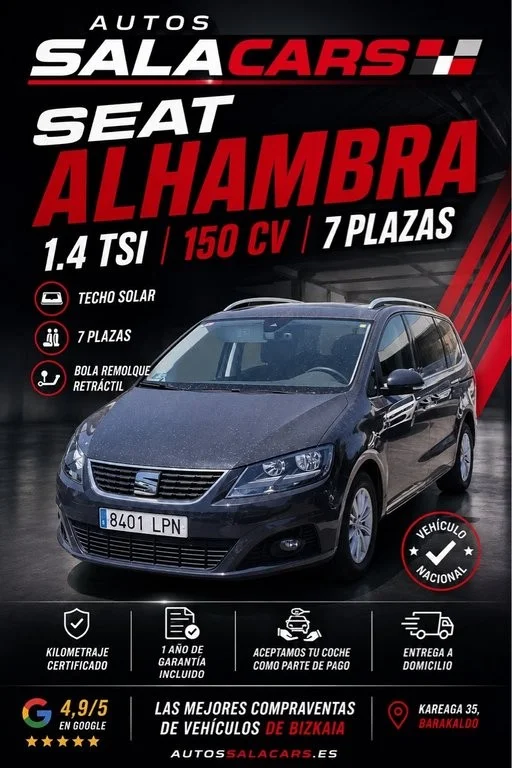 SEAT Alhambra SEAT 1.4 TSI 110kW S/S Style GO