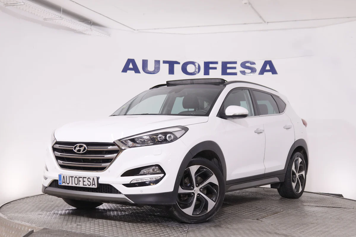 Hyundai Tucson 1.7 CRDI 141CV TECNO AUTO 5P # TECHO ELEC PANORAMICO,NAVY,CUERO,