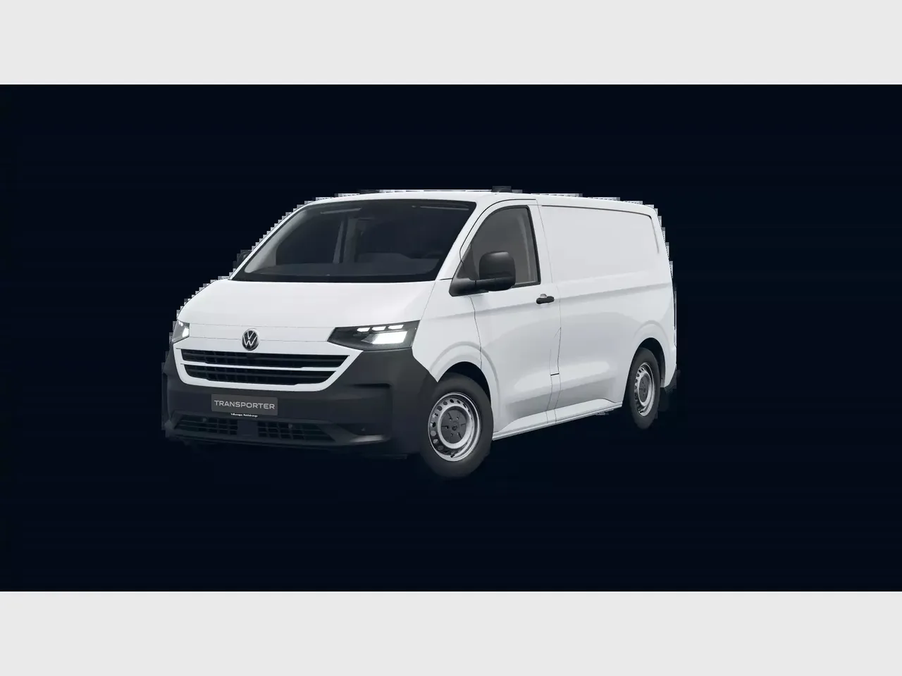 VOLKSWAGEN Transporter T7 28 Fou Swb Transporter Panel van Wheelbase: 3100 mm Engine: 2,0 l 2,0 TDI 81 kW Gearbox: 6sp Manual