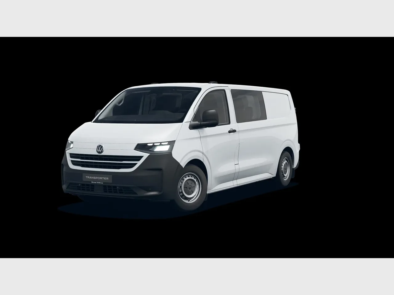 VOLKSWAGEN Transporter T7 28 Fou Lwb Transporter Dubbele cabine Wielbasis 3500 mm Motor 2.0 TDI 110kW (150pk) Versnellingsbak 6v FWD
