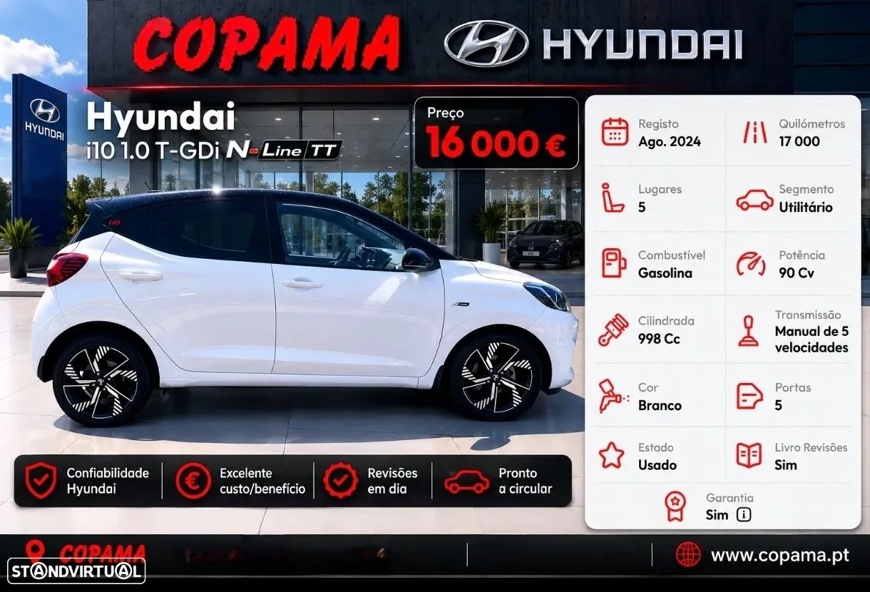 Hyundai i10 1.0 T-GDI N-Line (TT)
