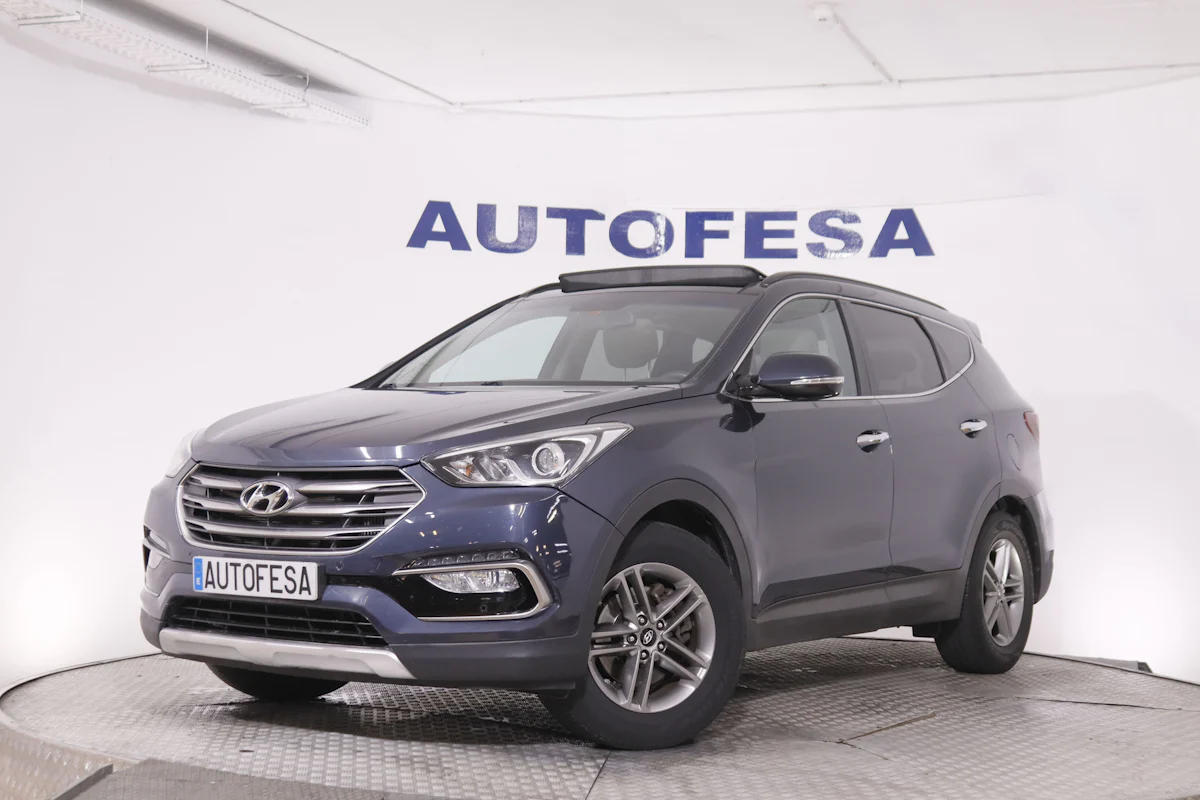Hyundai Santa Fe 2.2 CRDI 4X2 7 PLAZAS 200CV 5P # TECHO PAMORAMICO ELEC,NAVY,CAMARA TRASERA
