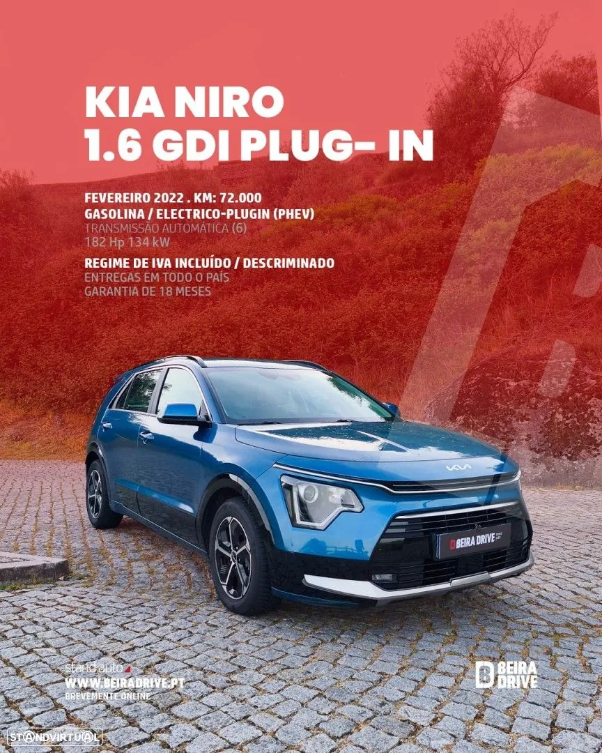 Kia Niro 1.6 GDI PHEV 2WD OPF Aut. Vision