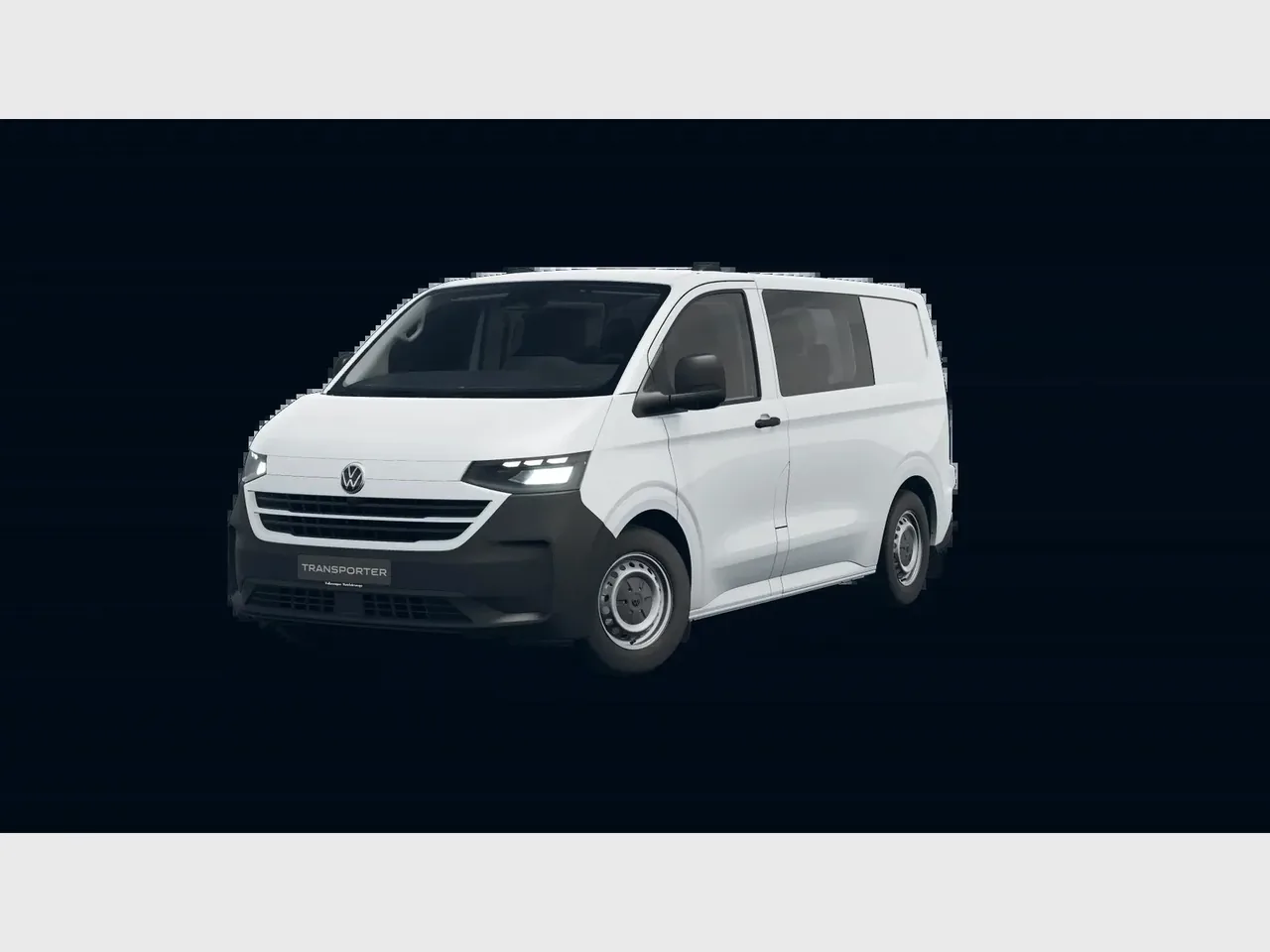 VOLKSWAGEN Transporter T7 28 Fou Swb Transporter Dubbele cabine Wielbasis 3100 mm Motor 2.0 TDI 110kW (150pk) Versnellingsbak 8v Auto FW