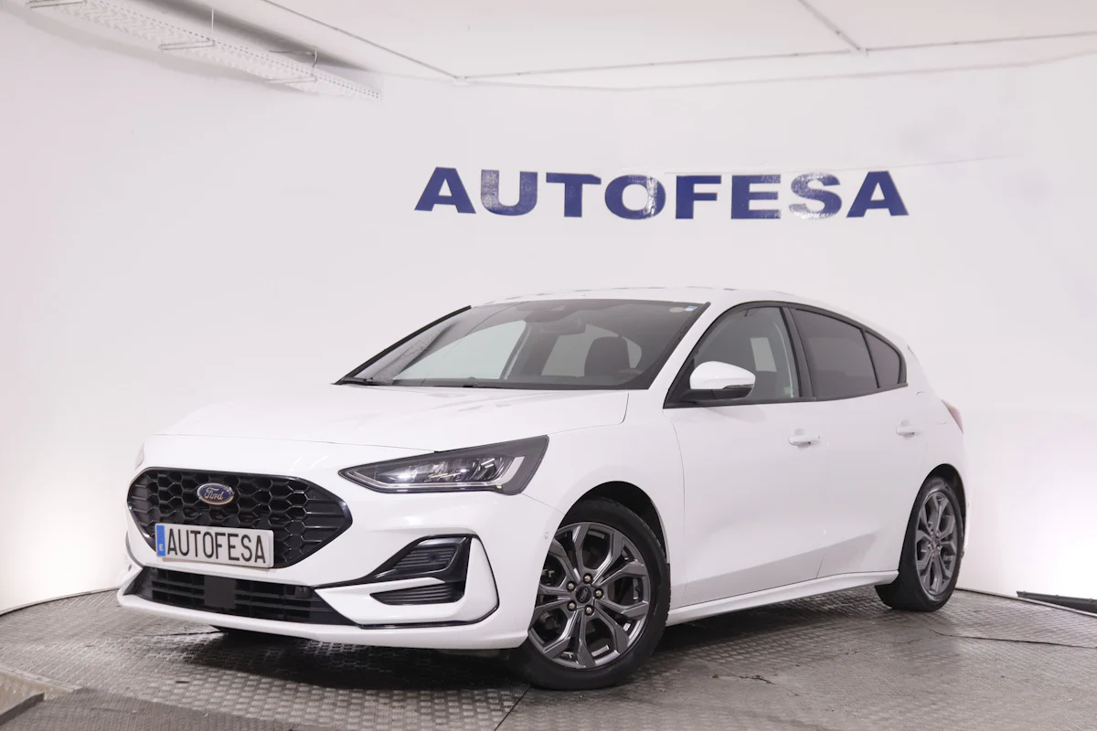 Ford Focus 1.0 ECO BOOST MHEV ST-LINE 155CV AUTO 5P # IVA DEDUCIBLE,NAVY,CAMARA TRASERA